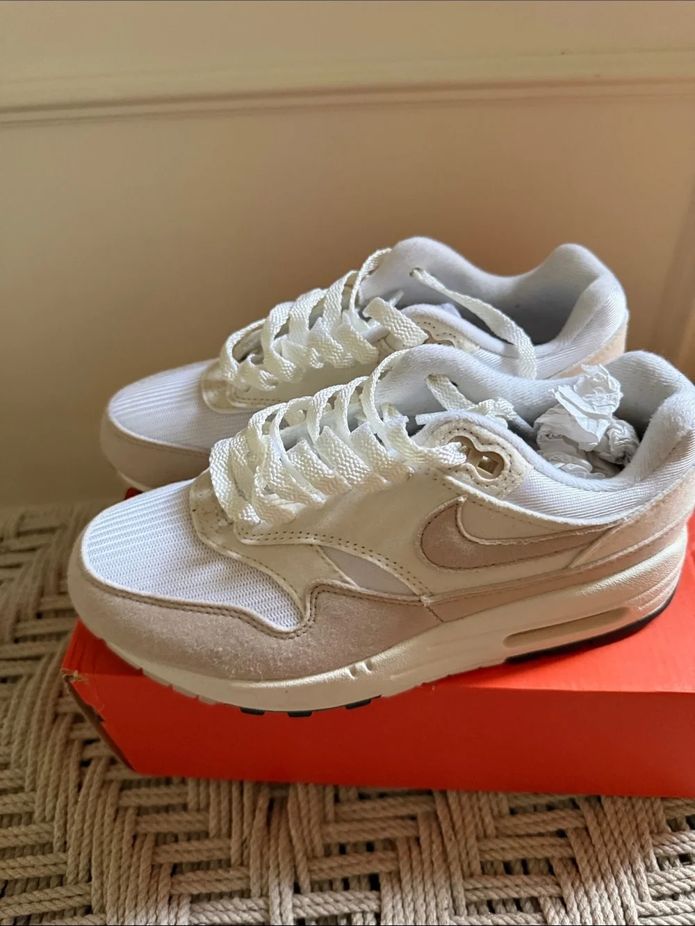 Women's Air Max 1 Pale Ivory DZ2628-101 Women's 5.5